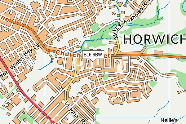 BL6 6BW map - OS VectorMap District (Ordnance Survey) BL6 6BW map - OS VectorMap District (Ordnance Survey)