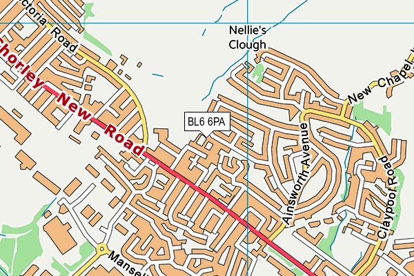 BL6 6PA map - OS VectorMap District (Ordnance Survey) BL6 6PA map - OS VectorMap District (Ordnance Survey)