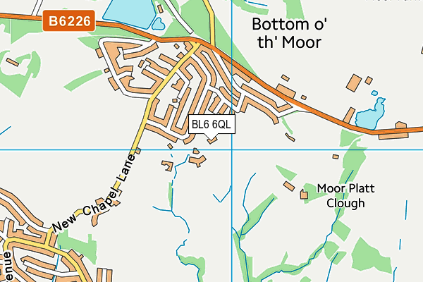 BL6 6QL map - OS VectorMap District (Ordnance Survey) BL6 6QL map - OS VectorMap District (Ordnance Survey)
