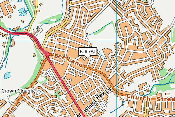 BL6 7AJ map - OS VectorMap District (Ordnance Survey) BL6 7AJ map - OS VectorMap District (Ordnance Survey)