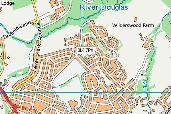 BL6 7PX map - OS VectorMap District (Ordnance Survey) BL6 7PX map - OS VectorMap District (Ordnance Survey)