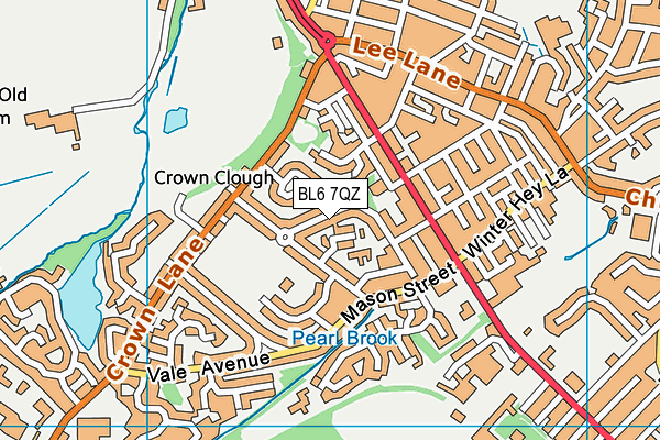 BL6 7QZ map - OS VectorMap District (Ordnance Survey) BL6 7QZ map - OS VectorMap District (Ordnance Survey)