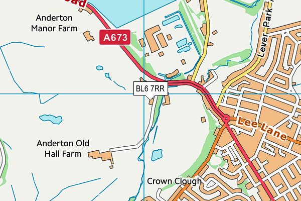 BL6 7RR map - OS VectorMap District (Ordnance Survey) BL6 7RR map - OS VectorMap District (Ordnance Survey)