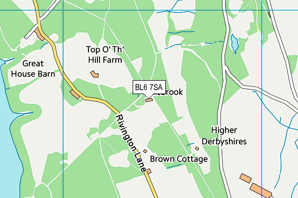 BL6 7SA map - OS VectorMap District (Ordnance Survey) BL6 7SA map - OS VectorMap District (Ordnance Survey)