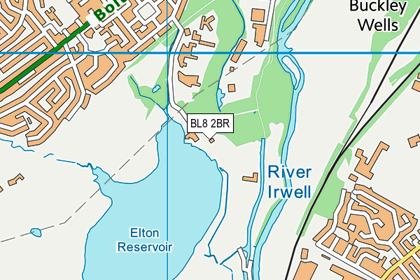 BL8 2BR map - OS VectorMap District (Ordnance Survey) BL8 2BR map - OS VectorMap District (Ordnance Survey)