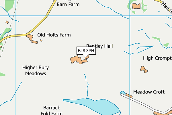 BL8 3PH map - OS VectorMap District (Ordnance Survey) BL8 3PH map - OS VectorMap District (Ordnance Survey)