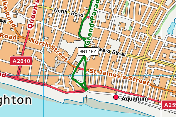BN1 1FZ map - OS VectorMap District (Ordnance Survey) BN1 1FZ map - OS VectorMap District (Ordnance Survey)