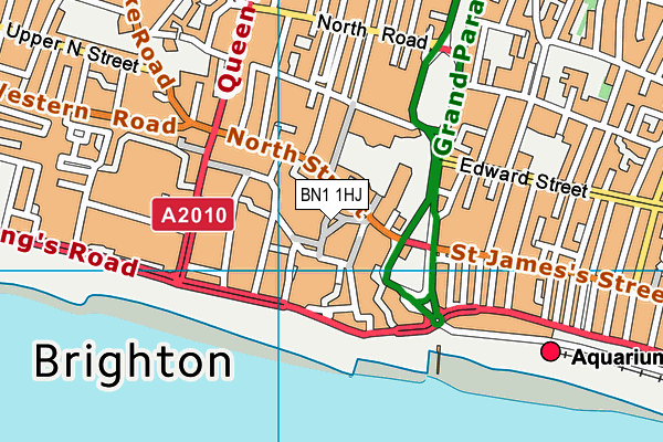 BN1 1HJ map - OS VectorMap District (Ordnance Survey) BN1 1HJ map - OS VectorMap District (Ordnance Survey)
