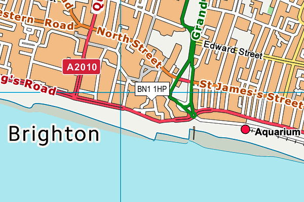 BN1 1HP map - OS VectorMap District (Ordnance Survey) BN1 1HP map - OS VectorMap District (Ordnance Survey)