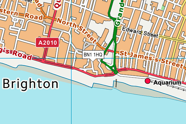 BN1 1HQ map - OS VectorMap District (Ordnance Survey) BN1 1HQ map - OS VectorMap District (Ordnance Survey)