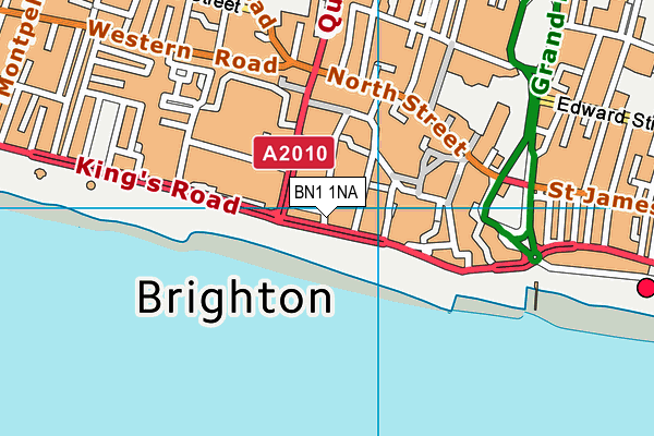 BN1 1NA map - OS VectorMap District (Ordnance Survey) BN1 1NA map - OS VectorMap District (Ordnance Survey)