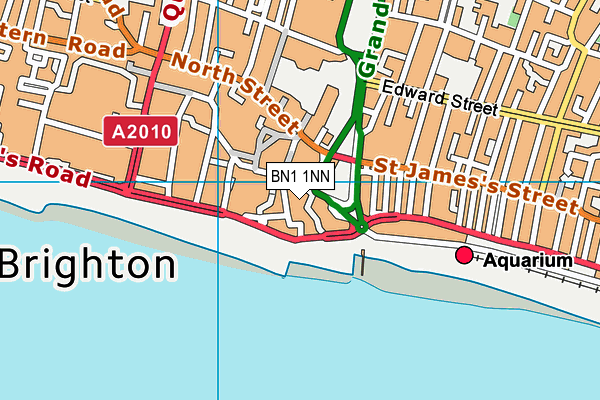 BN1 1NN map - OS VectorMap District (Ordnance Survey)