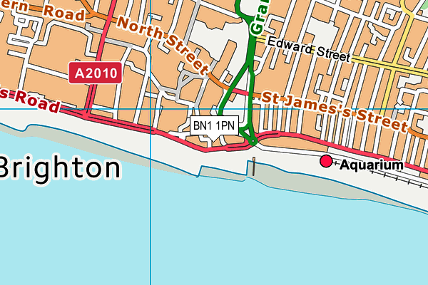BN1 1PN map - OS VectorMap District (Ordnance Survey)