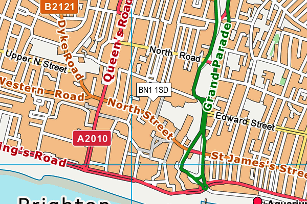BN1 1SD map - OS VectorMap District (Ordnance Survey) BN1 1SD map - OS VectorMap District (Ordnance Survey)