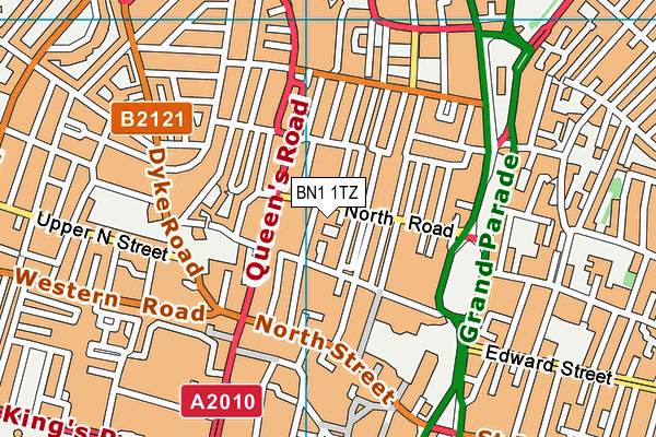 BN1 1TZ map - OS VectorMap District (Ordnance Survey) BN1 1TZ map - OS VectorMap District (Ordnance Survey)