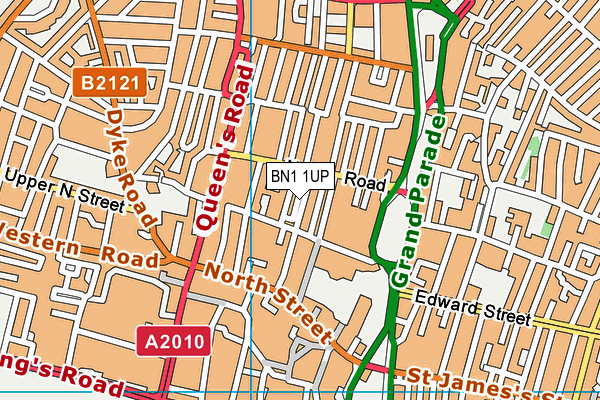 BN1 1UP map - OS VectorMap District (Ordnance Survey) BN1 1UP map - OS VectorMap District (Ordnance Survey)