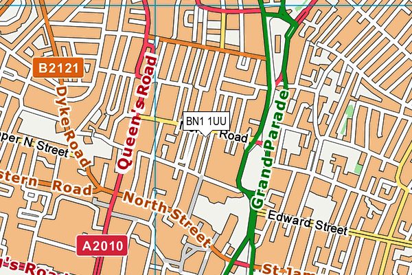 BN1 1UU map - OS VectorMap District (Ordnance Survey) BN1 1UU map - OS VectorMap District (Ordnance Survey)