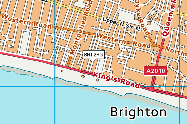 BN1 2HG map - OS VectorMap District (Ordnance Survey)