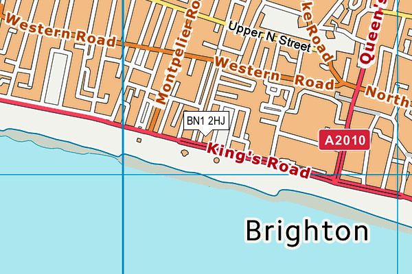 BN1 2HJ map - OS VectorMap District (Ordnance Survey)