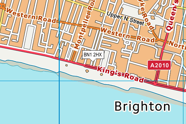BN1 2HX map - OS VectorMap District (Ordnance Survey) BN1 2HX map - OS VectorMap District (Ordnance Survey)