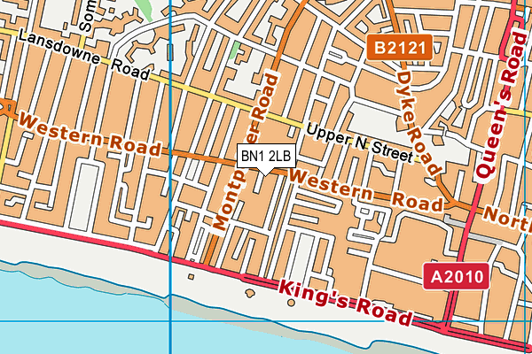 BN1 2LB map - OS VectorMap District (Ordnance Survey) BN1 2LB map - OS VectorMap District (Ordnance Survey)