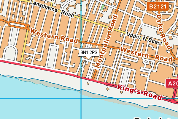 BN1 2PS map - OS VectorMap District (Ordnance Survey) BN1 2PS map - OS VectorMap District (Ordnance Survey)
