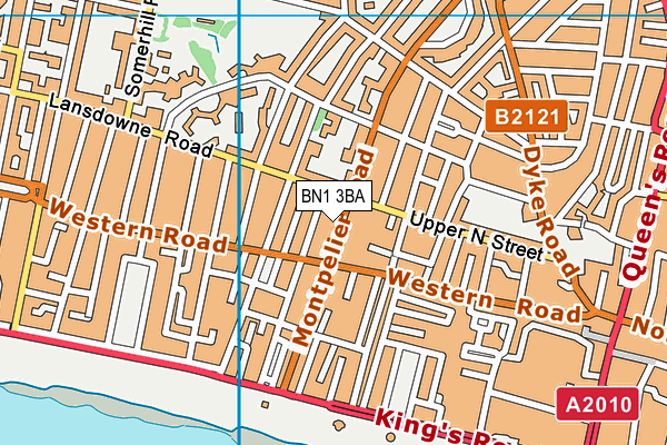 BN1 3BA map - OS VectorMap District (Ordnance Survey) BN1 3BA map - OS VectorMap District (Ordnance Survey)
