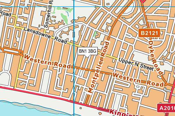 BN1 3BG map - OS VectorMap District (Ordnance Survey) BN1 3BG map - OS VectorMap District (Ordnance Survey)