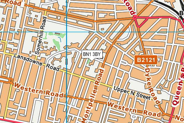 BN1 3BY map - OS VectorMap District (Ordnance Survey) BN1 3BY map - OS VectorMap District (Ordnance Survey)