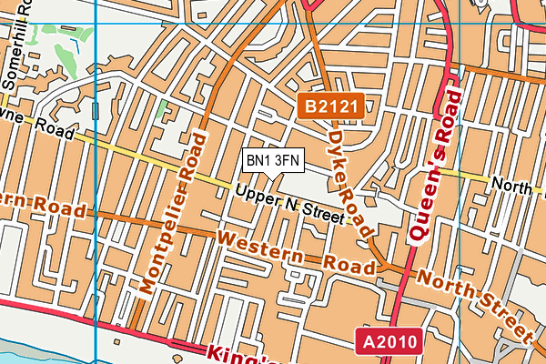 BN1 3FN map - OS VectorMap District (Ordnance Survey) BN1 3FN map - OS VectorMap District (Ordnance Survey)