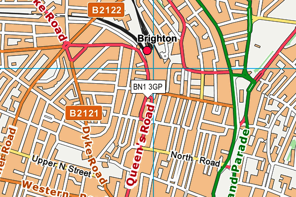BN1 3GP map - OS VectorMap District (Ordnance Survey) BN1 3GP map - OS VectorMap District (Ordnance Survey)