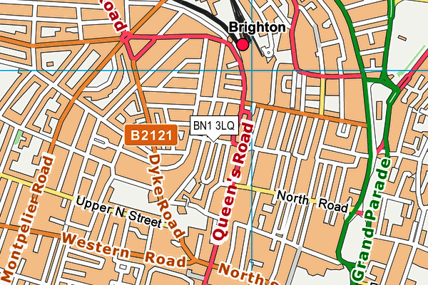 BN1 3LQ map - OS VectorMap District (Ordnance Survey) BN1 3LQ map - OS VectorMap District (Ordnance Survey)