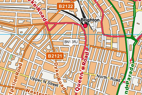 BN1 3RJ map - OS VectorMap District (Ordnance Survey) BN1 3RJ map - OS VectorMap District (Ordnance Survey)