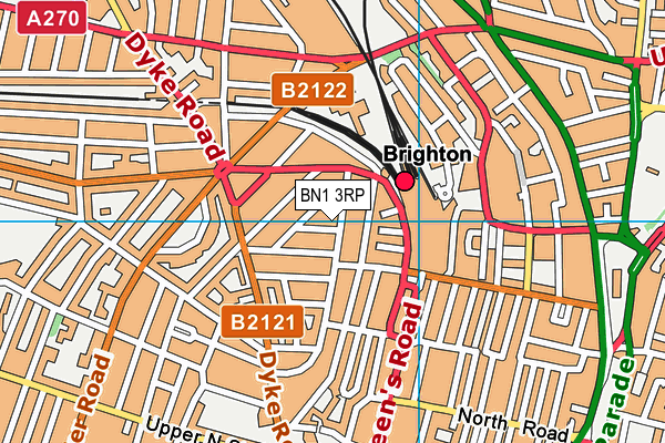 BN1 3RP map - OS VectorMap District (Ordnance Survey) BN1 3RP map - OS VectorMap District (Ordnance Survey)