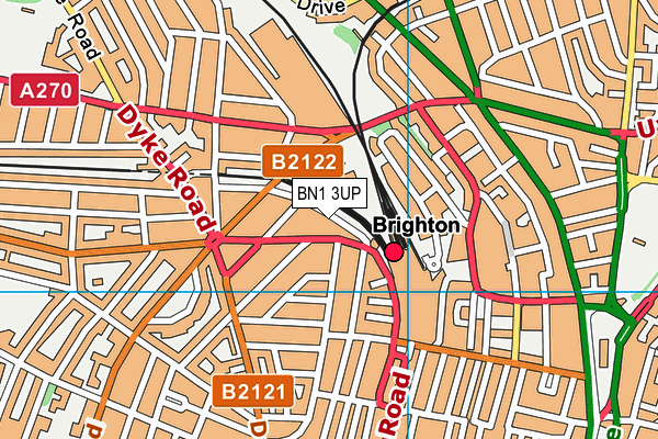 BN1 3UP map - OS VectorMap District (Ordnance Survey) BN1 3UP map - OS VectorMap District (Ordnance Survey)