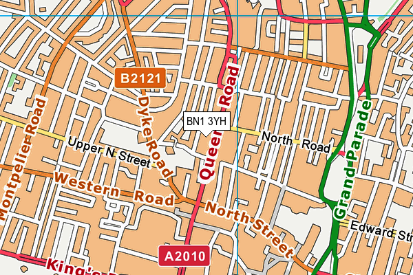 BN1 3YH map - OS VectorMap District (Ordnance Survey) BN1 3YH map - OS VectorMap District (Ordnance Survey)