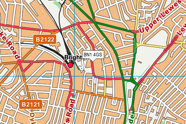 BN1 4GS map - OS VectorMap District (Ordnance Survey) BN1 4GS map - OS VectorMap District (Ordnance Survey)