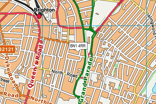 BN1 4RR map - OS VectorMap District (Ordnance Survey) BN1 4RR map - OS VectorMap District (Ordnance Survey)