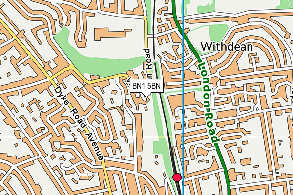 BN1 5BN map - OS VectorMap District (Ordnance Survey) BN1 5BN map - OS VectorMap District (Ordnance Survey)