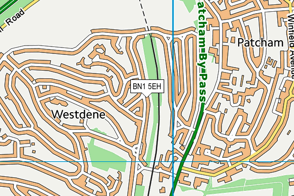 BN1 5EH map - OS VectorMap District (Ordnance Survey) BN1 5EH map - OS VectorMap District (Ordnance Survey)