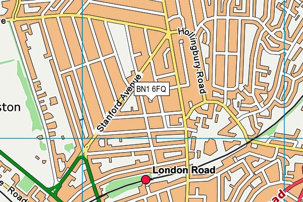 BN1 6FQ map - OS VectorMap District (Ordnance Survey) BN1 6FQ map - OS VectorMap District (Ordnance Survey)