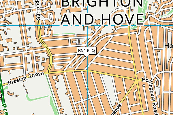 BN1 6LQ map - OS VectorMap District (Ordnance Survey) BN1 6LQ map - OS VectorMap District (Ordnance Survey)