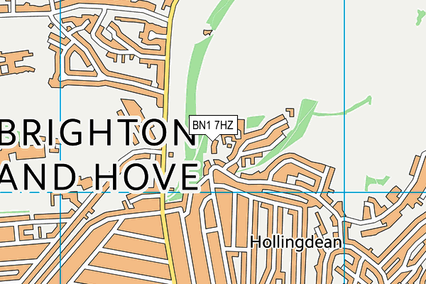 BN1 7HZ map - OS VectorMap District (Ordnance Survey) BN1 7HZ map - OS VectorMap District (Ordnance Survey)