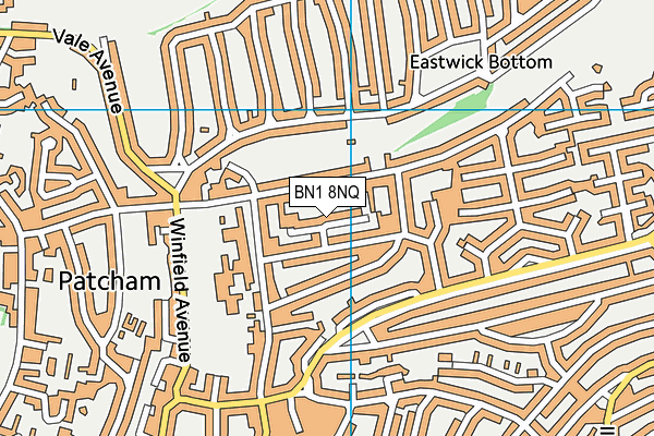 BN1 8NQ map - OS VectorMap District (Ordnance Survey) BN1 8NQ map - OS VectorMap District (Ordnance Survey)