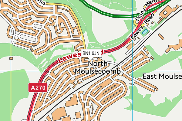 BN1 9JN map - OS VectorMap District (Ordnance Survey) BN1 9JN map - OS VectorMap District (Ordnance Survey)