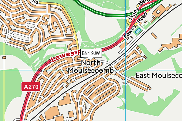BN1 9JW map - OS VectorMap District (Ordnance Survey) BN1 9JW map - OS VectorMap District (Ordnance Survey)
