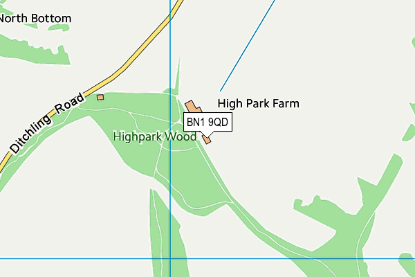 BN1 9QD map - OS VectorMap District (Ordnance Survey) BN1 9QD map - OS VectorMap District (Ordnance Survey)