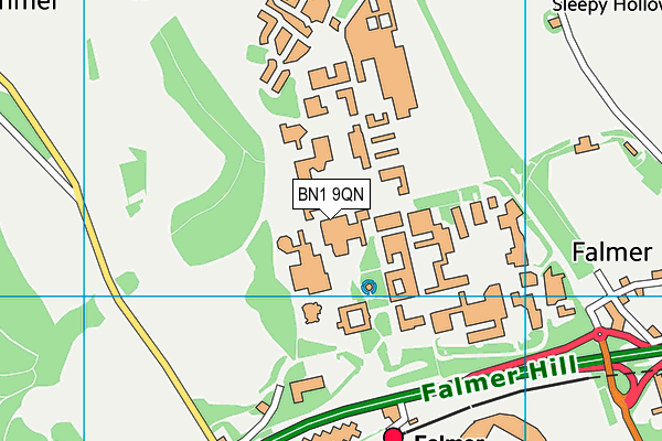 BN1 9QN map - OS VectorMap District (Ordnance Survey) BN1 9QN map - OS VectorMap District (Ordnance Survey)