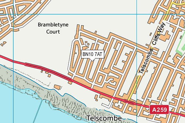 BN10 7AT map - OS VectorMap District (Ordnance Survey) BN10 7AT map - OS VectorMap District (Ordnance Survey)