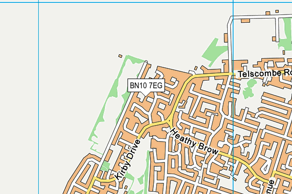 BN10 7EG map - OS VectorMap District (Ordnance Survey) BN10 7EG map - OS VectorMap District (Ordnance Survey)